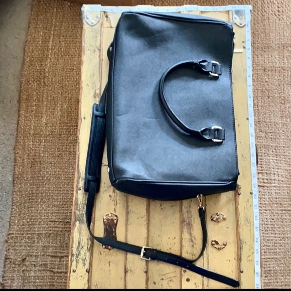 ZARA VEGAN WORK BAG BRIEFCASE BAG SHOULDER STRAP - Picture 8 of 16